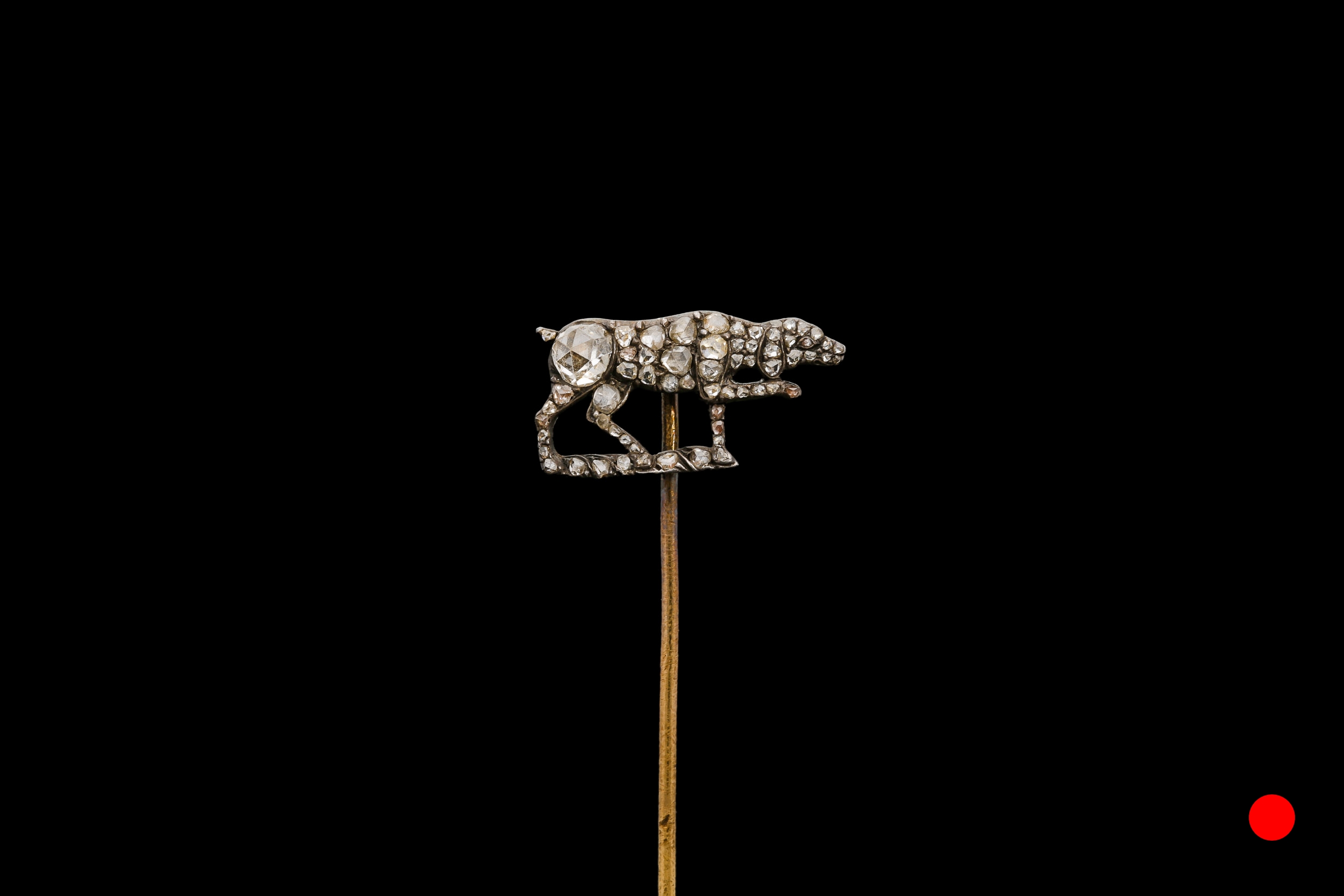 A marvellous Victorian dog stick pin | £2750