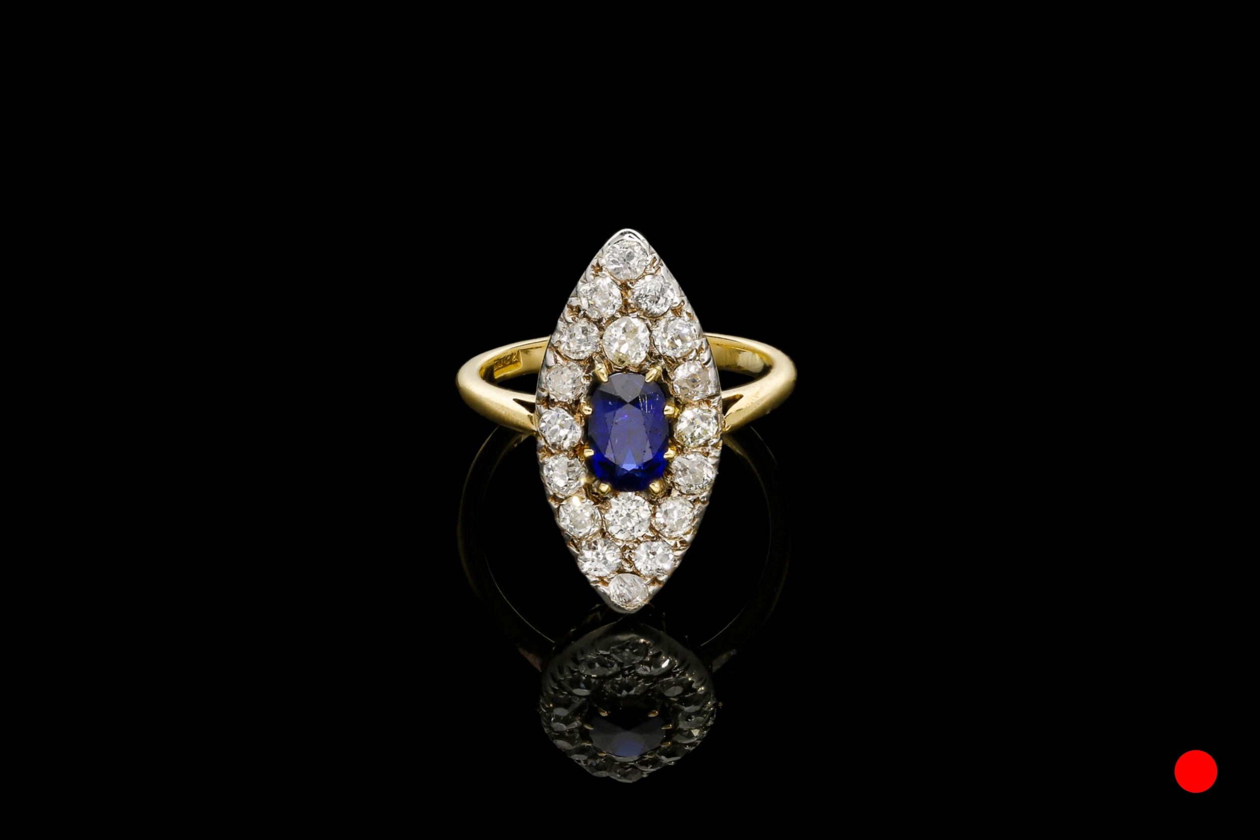 A Victorian sapphire and diamond ring | £5250