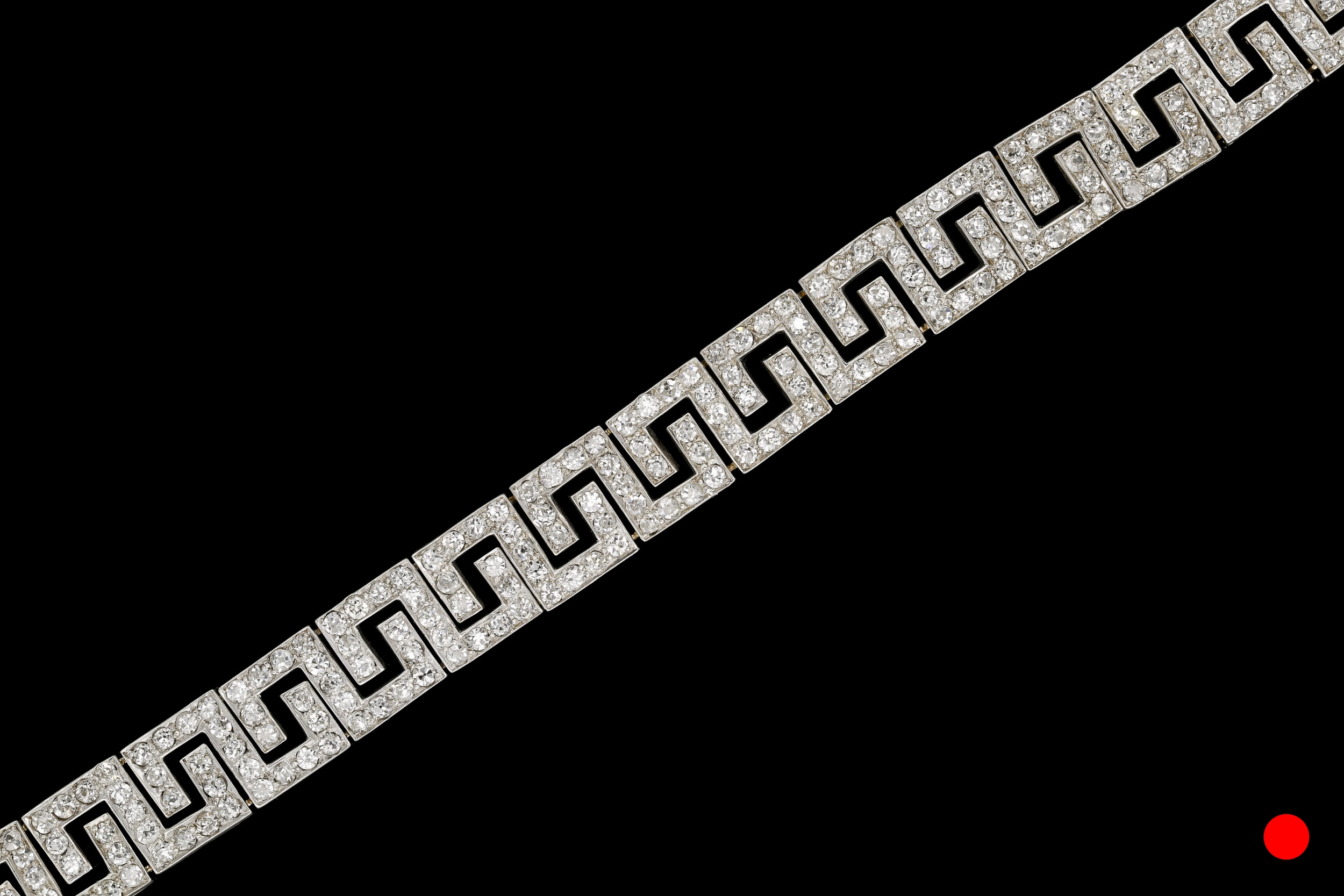 An Art Deco Greek pattern bracelet | £14500