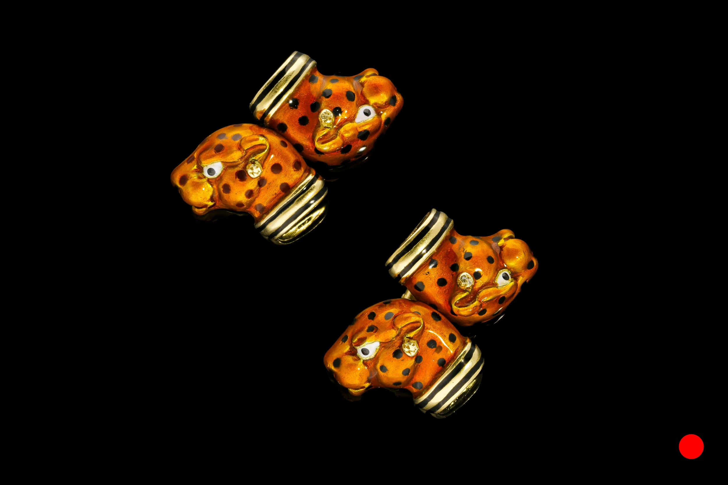 A 1960's Frascarolo leopard cufflinks | £3600