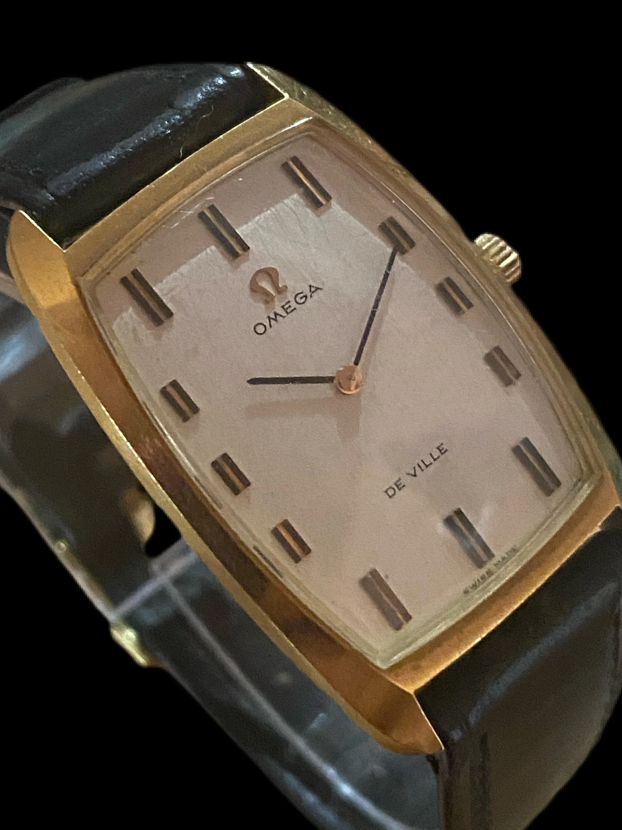 RARE OMEGA DE VILLE 1970 18K — THE BROOKLYN WATCH SHOP