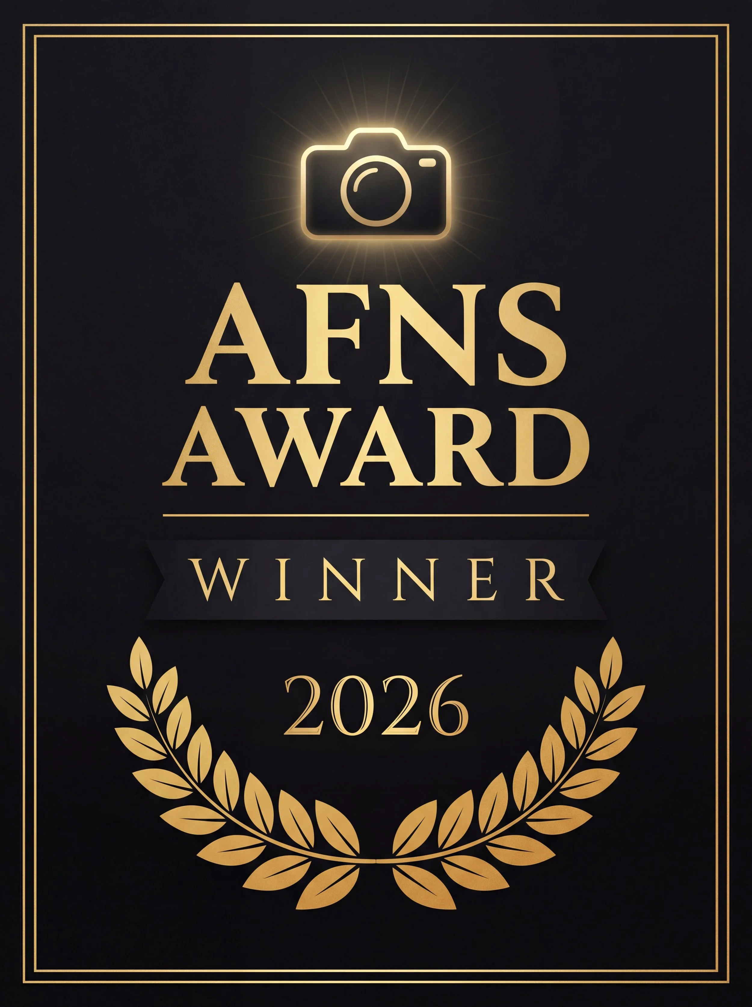 AFNS AWARD WINNERS BADGE