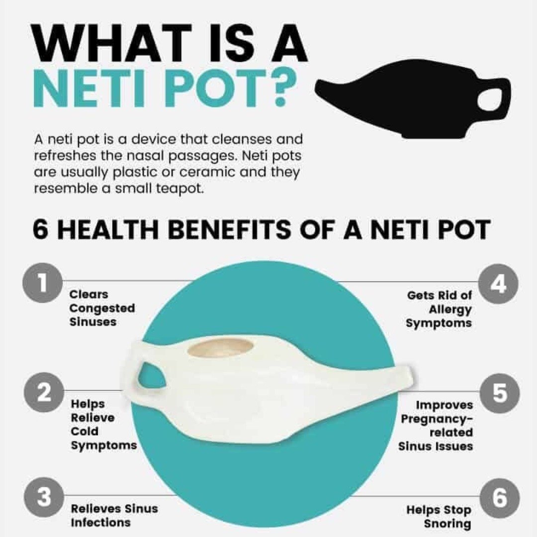 Got SINUS Issues?? The NETI POT is a way to clear out your nasal passages to remove congestion and improve breathing by flushing them out with warm Saline Water. If you're ready to have clear SINUSES, stop in and grab a NETI POT here at The Natural M