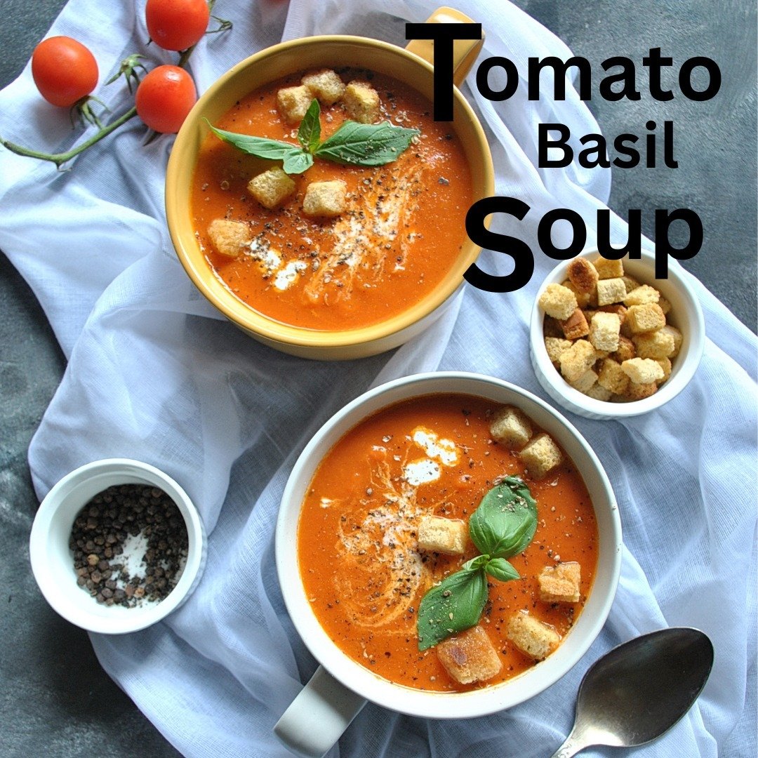 Soup of the Day -
***Tomato Basil Soup***
This is the perfect COMFORT soup on this chilly Spring day!! Combine it with our amazing GRILLED CHEESE Sandwich and you have the ultimate in COMFORT food!! See you soon!🍅

#tomatosoup #grilledcheese #tomato