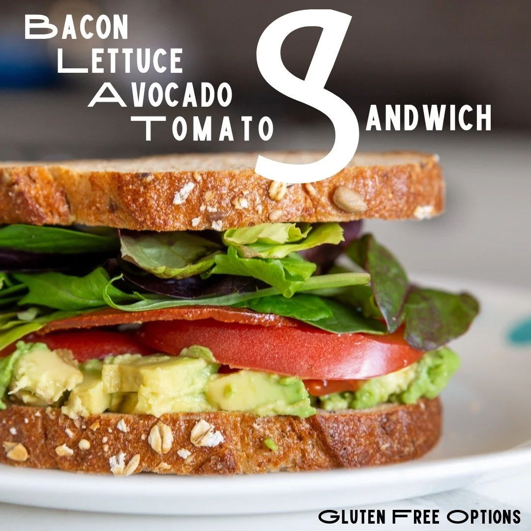 Our SANDWICH SPECIAL of the Week
is the B.L.A.T.!!!
Bacon, Lettuce, Avocado &amp; Tomato makes this the perfect sandwich combo and it can be ordered GLUTEN FREE!! 
Stop in and grab one for you and a friend! See you soon!!🥪

#bltsandwich #blatsandwic