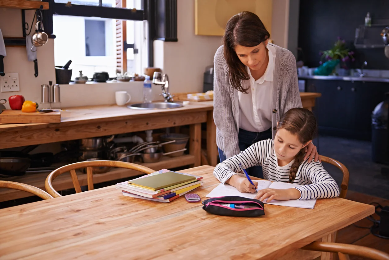 A working mother teaches valuable life lessons by example.