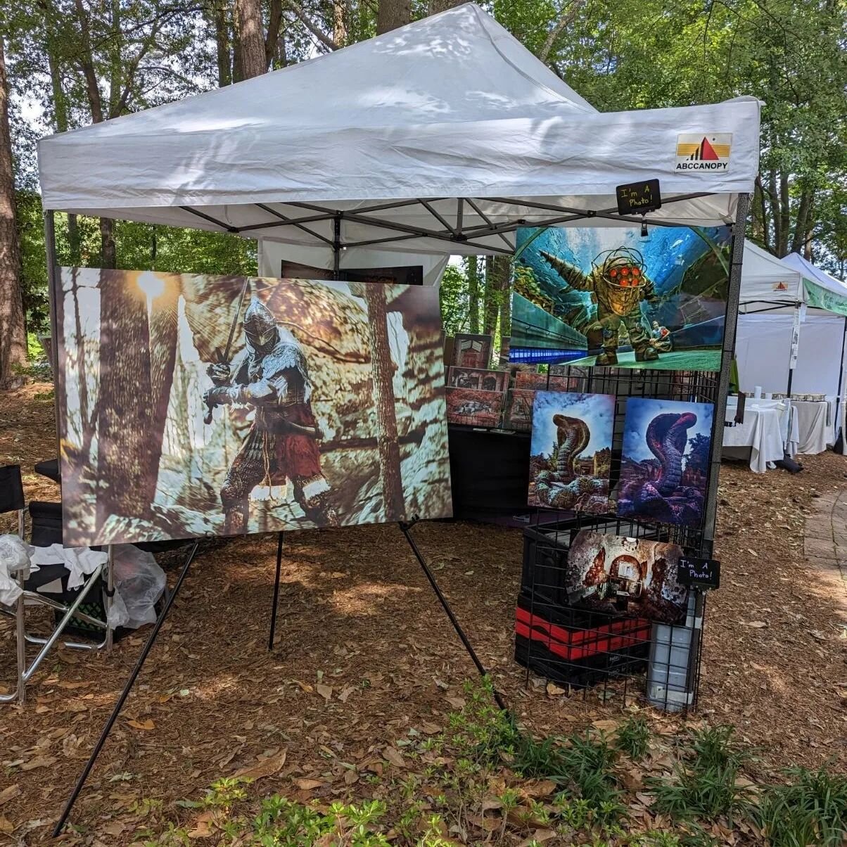 We are ready to rock for the Roswell Springs Arts Festival!

If you happen to come be sure to check out our huge lovely canvas of @sunlightofastora on display from our wonderful adventure at Horse Pens 40 a little over a year ago.

#cantongaphotograp