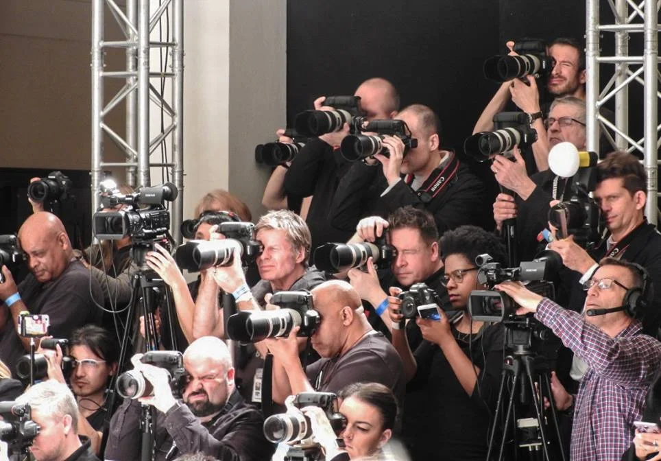 Honest Mrs.. I’m completely legit… yours truly at London Fashion Week dead centre.