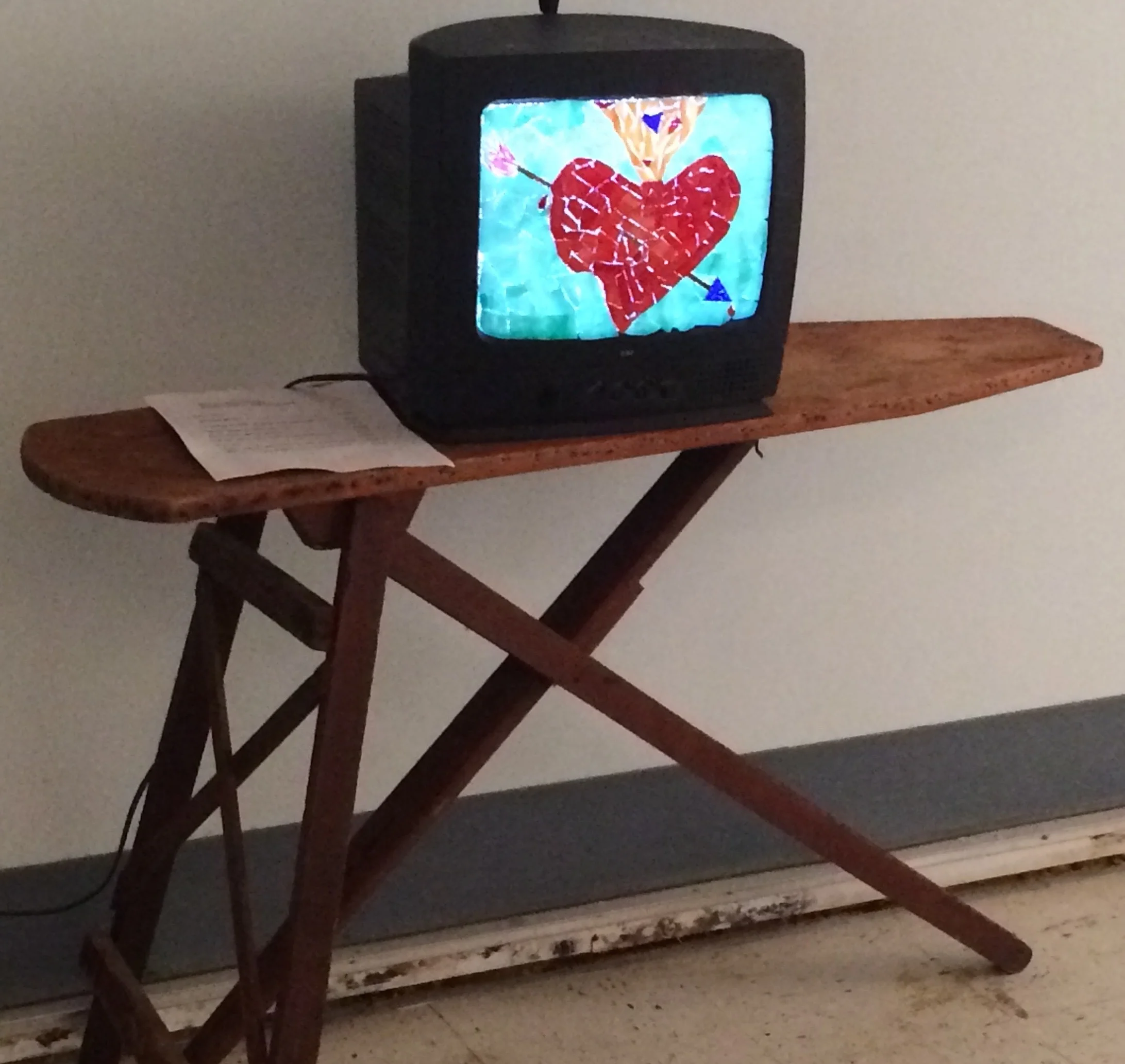 heart tv turned on
