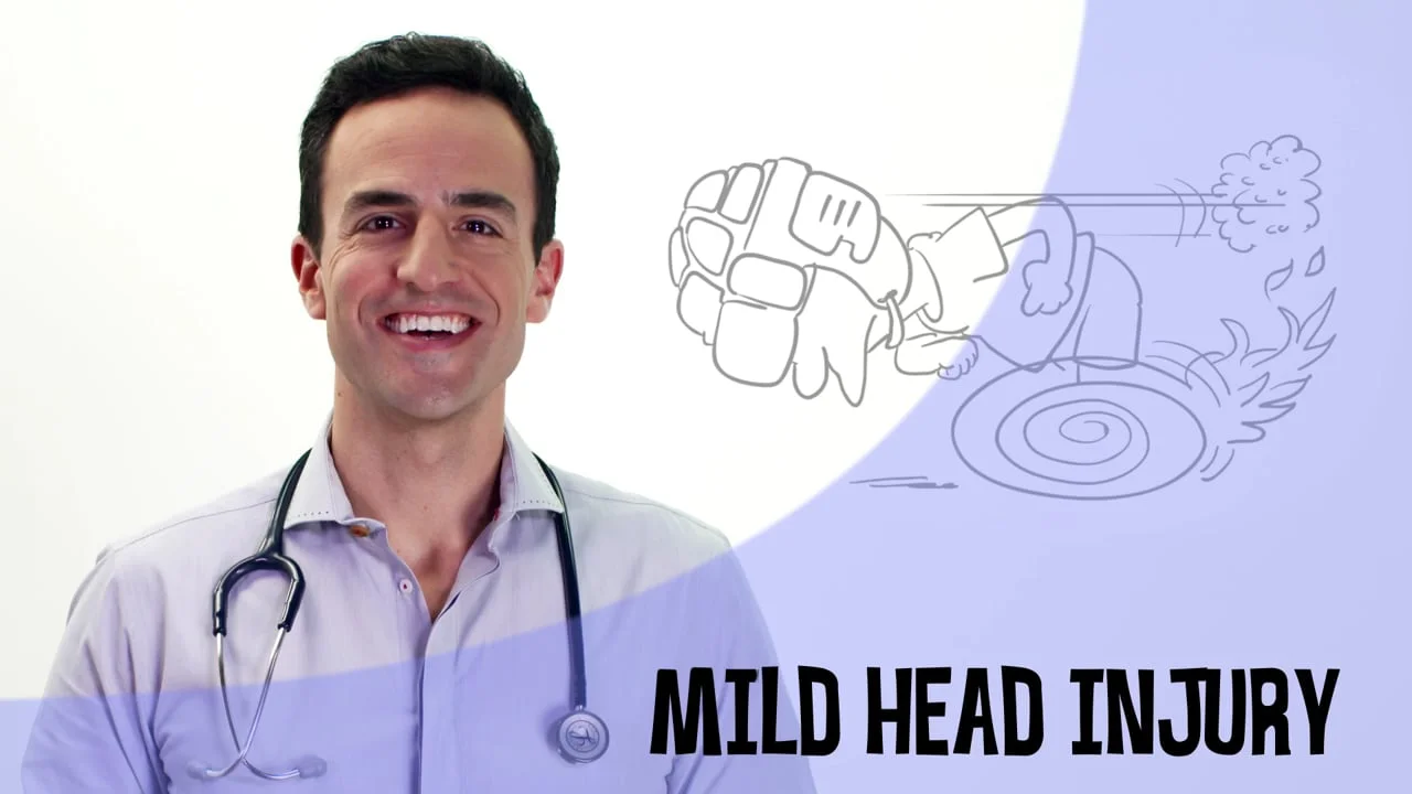 Mild Head Injuries – The Art of Patients with Dr Golly