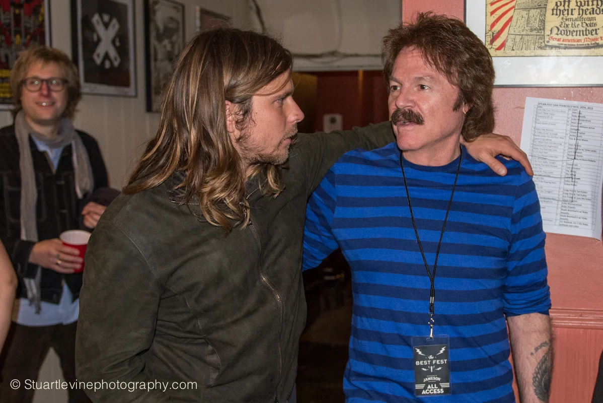 Lukas Nelson and Tom Johnston of The Doobie Brothers
