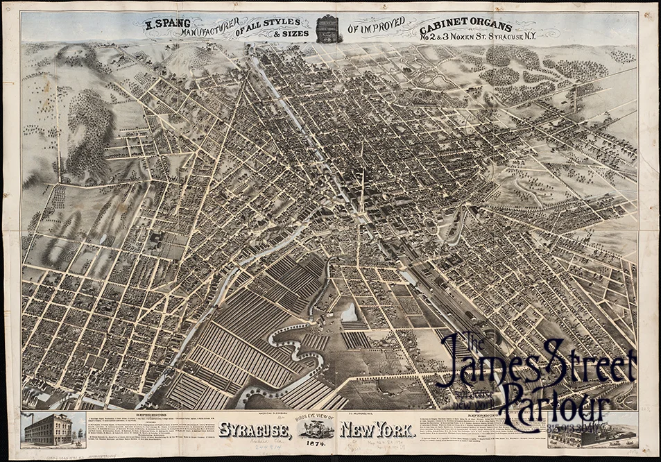 Map of Syracuse 1874
