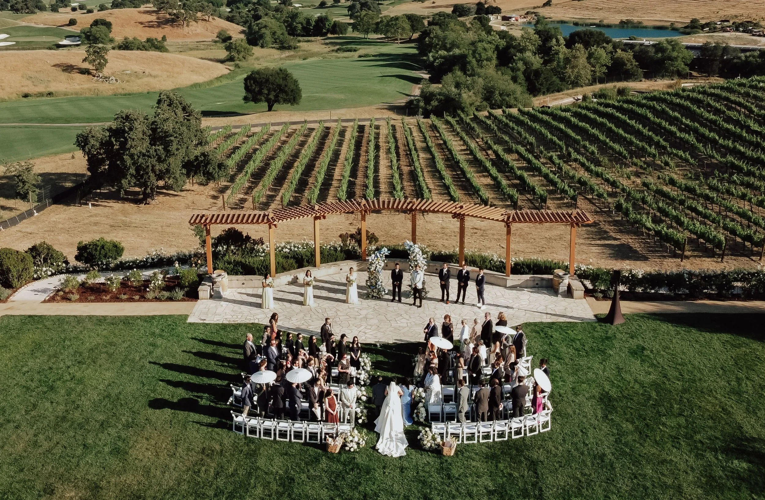 Luxury Spring Wedding Cordevalle Resort