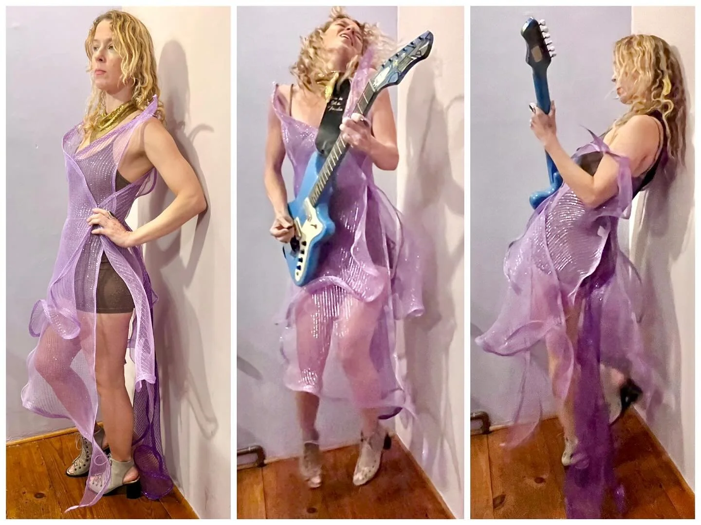 Jenny in a J.L.Maas wave gown