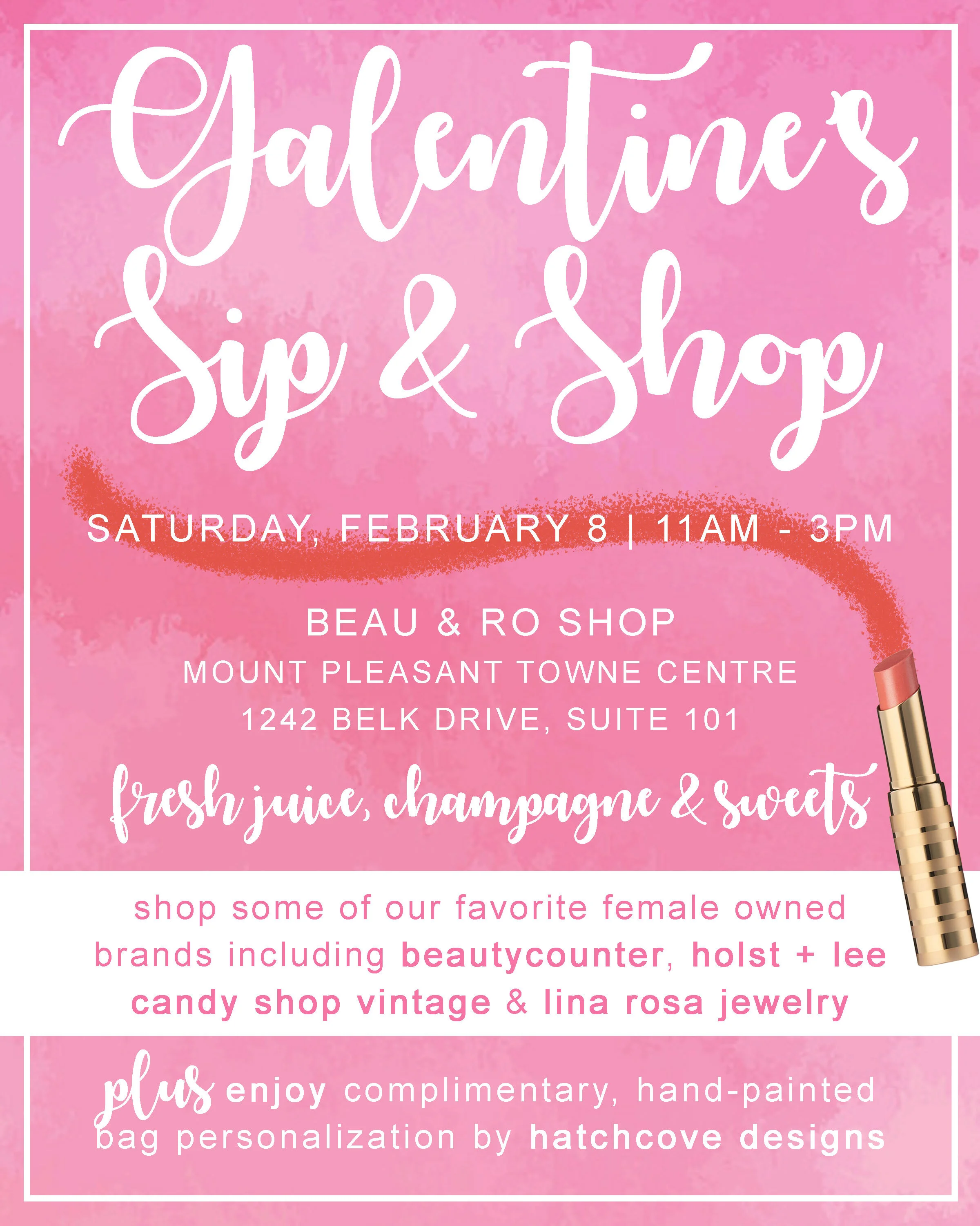 Sip &amp; Shop at Beau and Ro