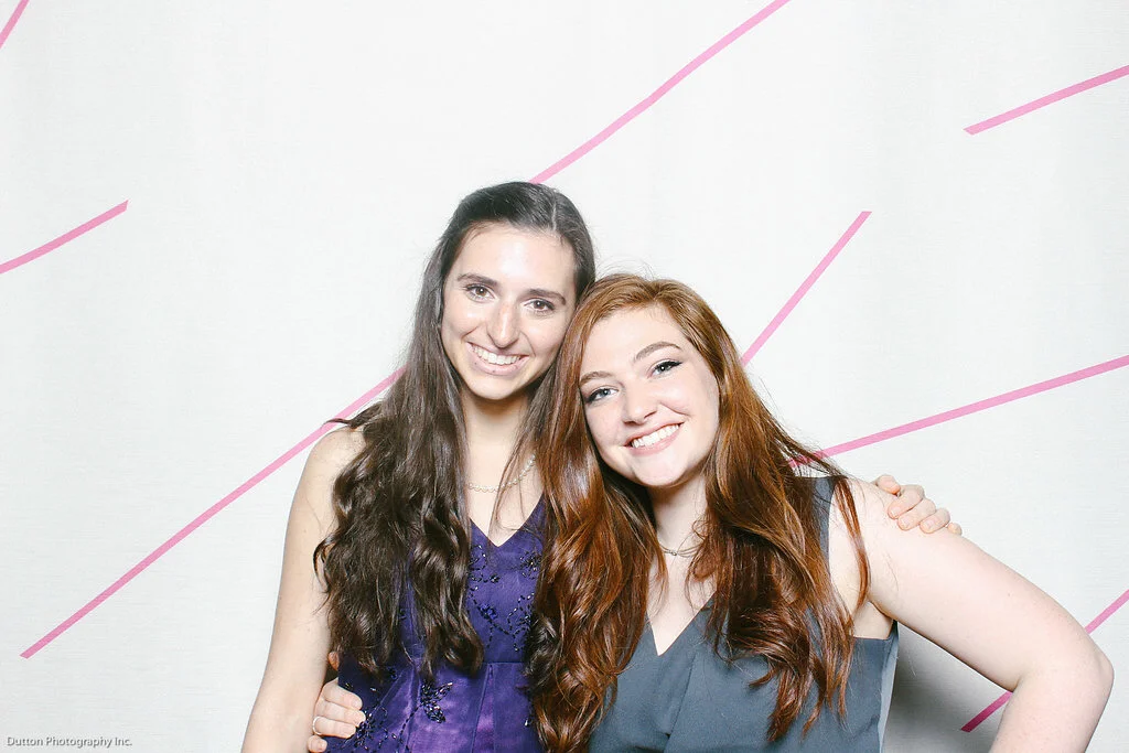President Abby Smith and Vice President Abby Murphy at Spring Formal 2017.