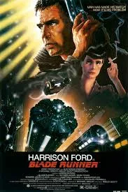 Movie poster for Blade Runner, 1982. 