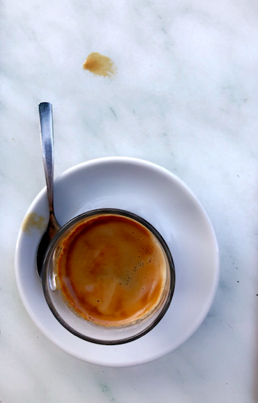 A black coffee in Barcelona, Spain || Photo Credit: Savannah White