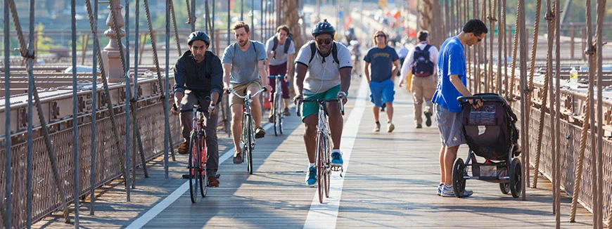 Brooklyn Bridge Bike Tours || Photo credit to reservedirect.com