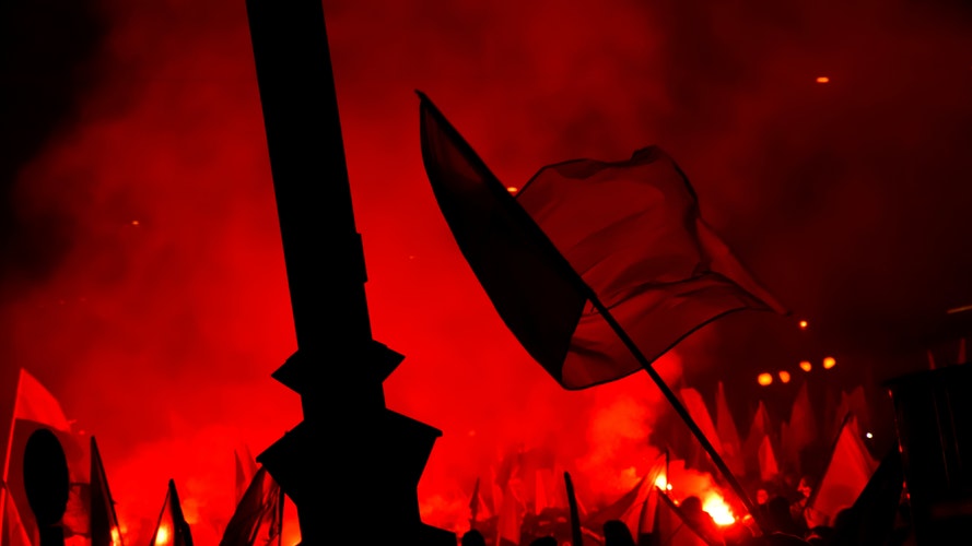 Independence March in Warsaw, Poland || Photo credit to Dawid Małecki on unsplash.com