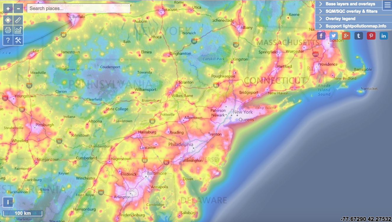 || Photo credits to a screen grab from www.lightpollutionmap.info
