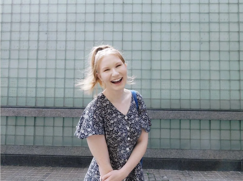 Addison Bugg in the Financial District, Manhattan. || Photo Credit to Elizabeth Winn