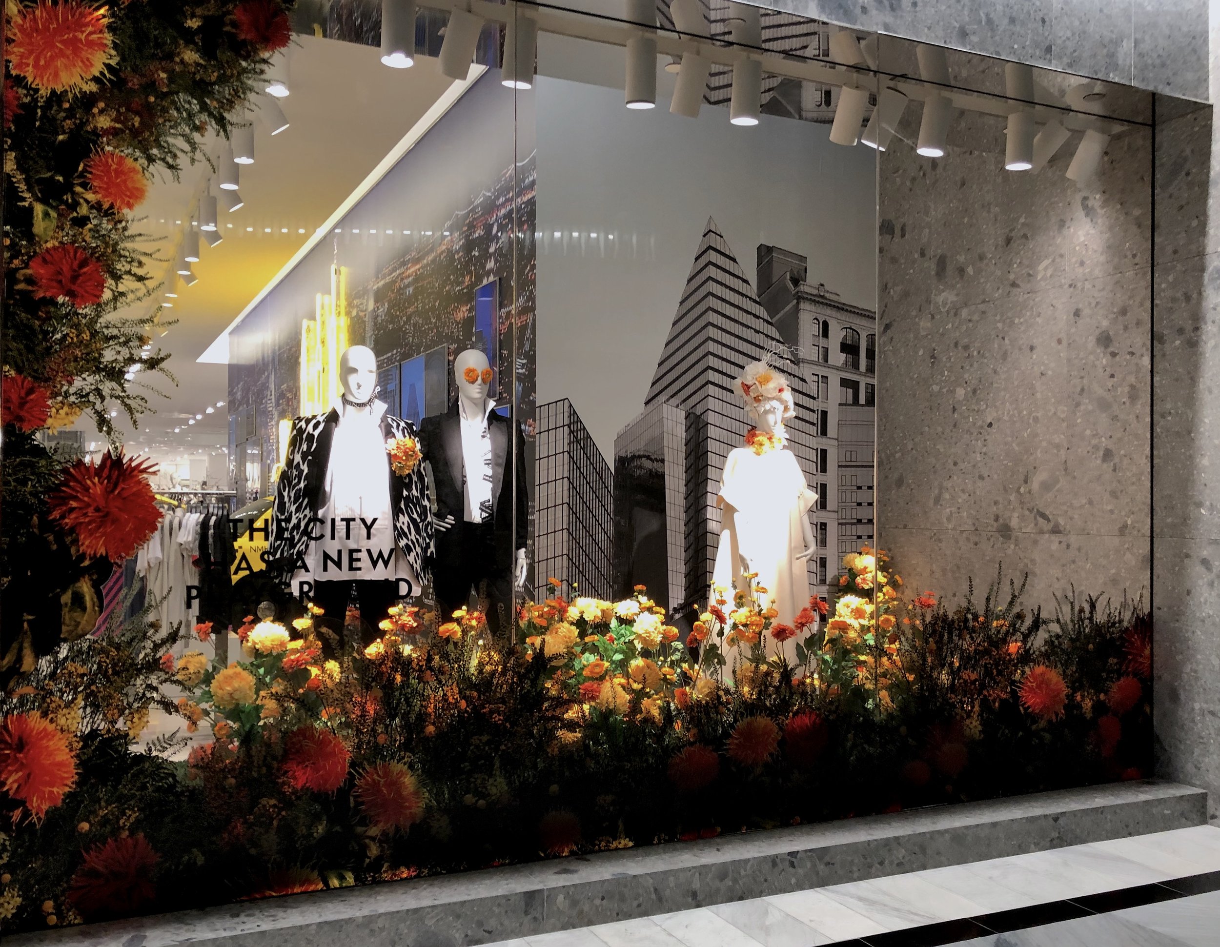 The Neiman Marcus showcase for the high-end store located on levels 5, 6 and 7. || Photo credit to Lauren Bannister