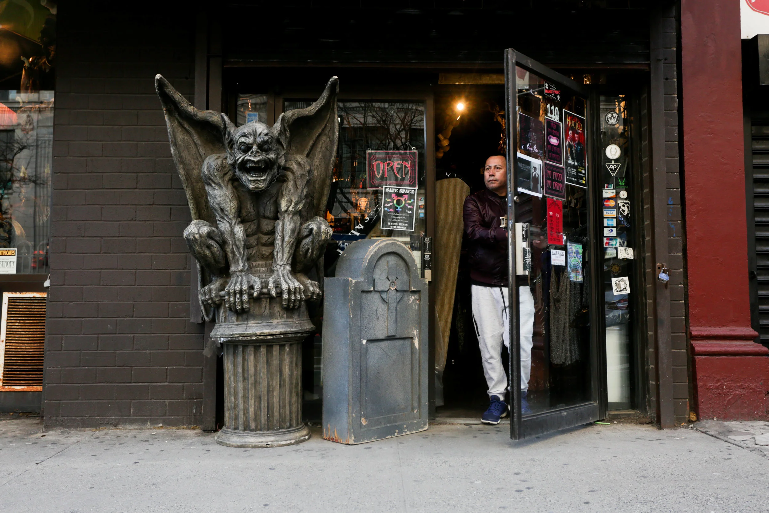 Goth Renaissance is New York's premier one stop shop for all goth and showtime needs. In New York on Saturday, March 31, 2019. || Photo credit to Wes Parnell for EST.