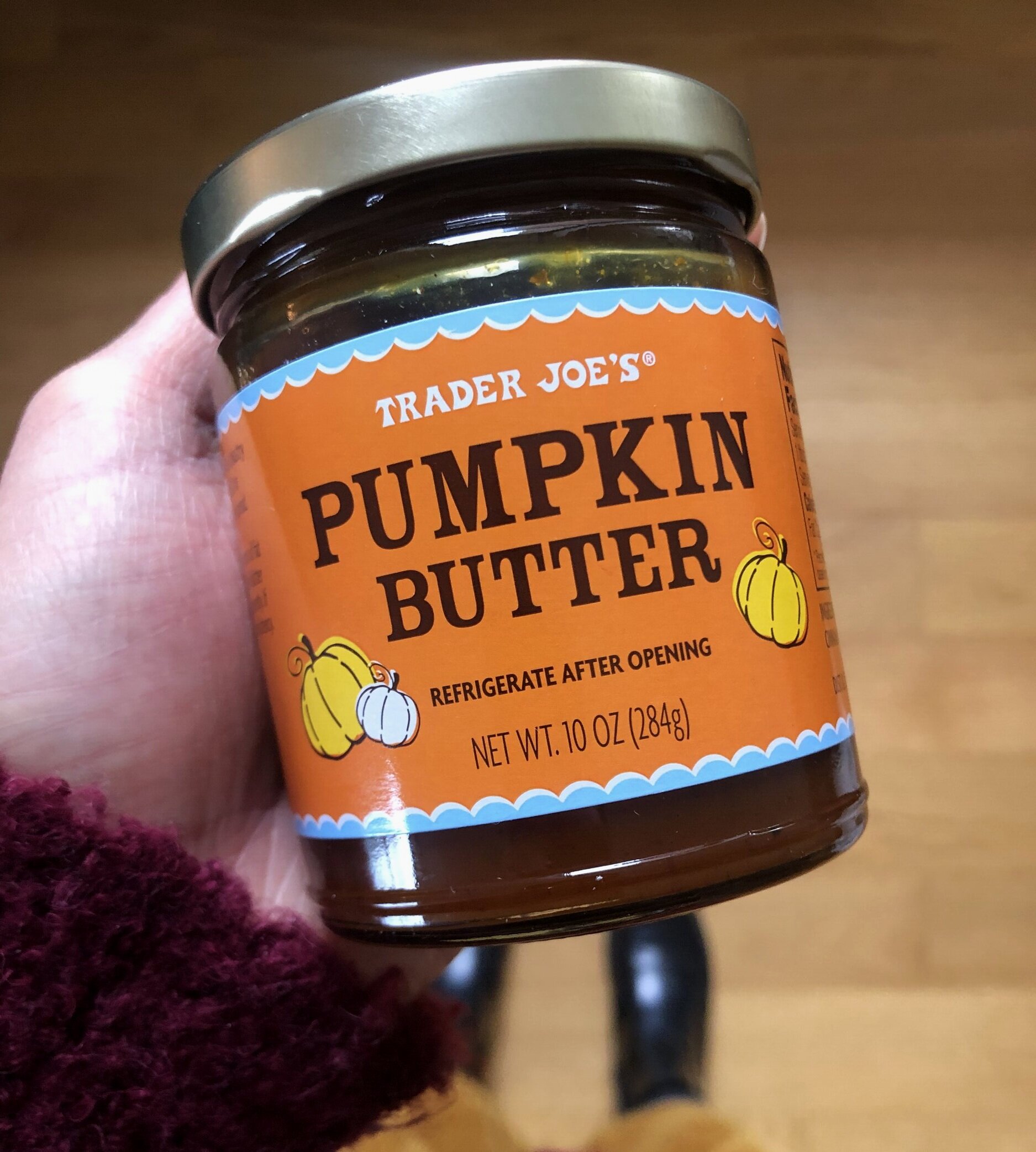 The Trader Joe’s Pumpkin Butter. || Photo credit to Serena Tuomi
