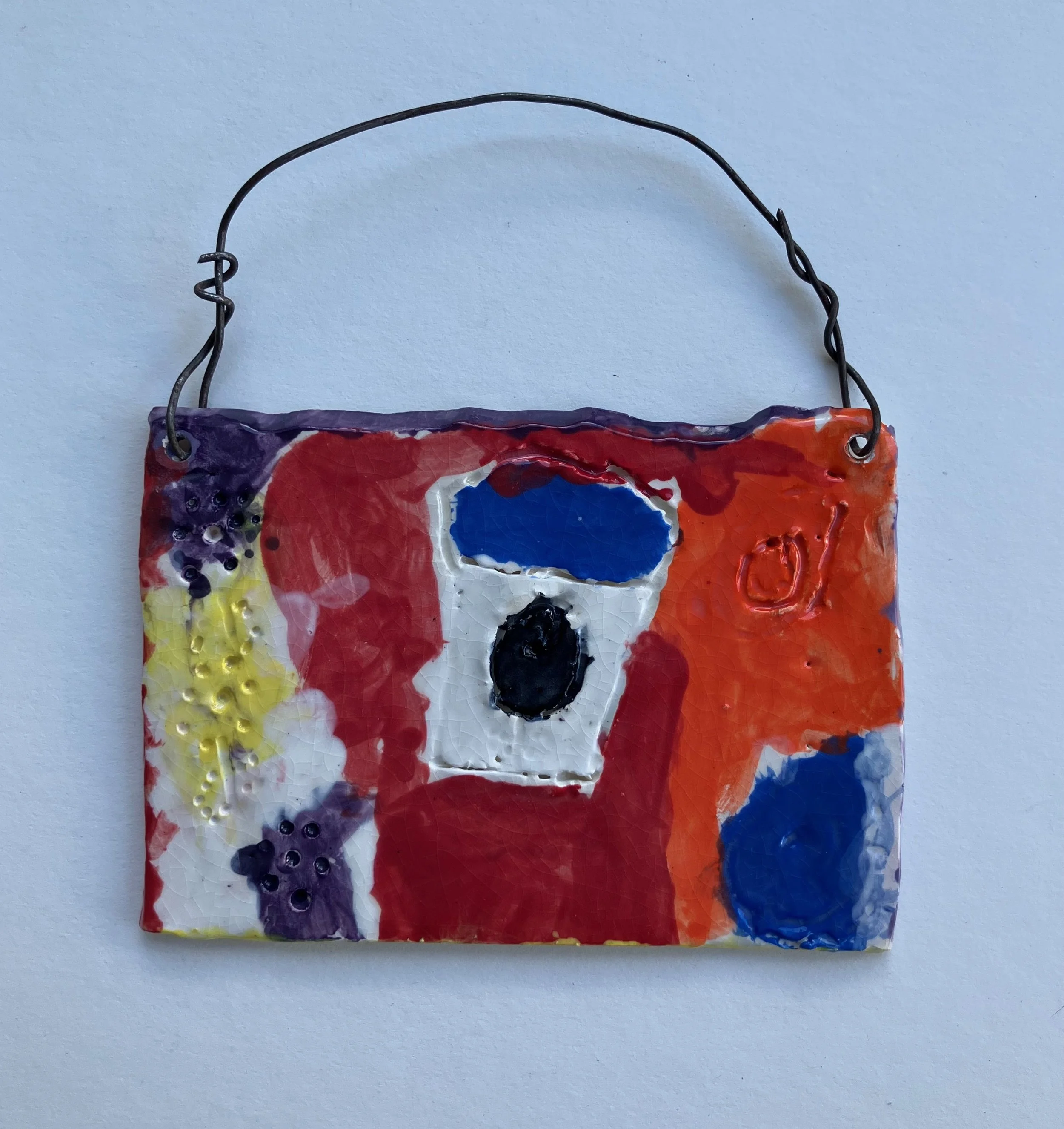Ceramic Wall Hanging by Anya Schwabe