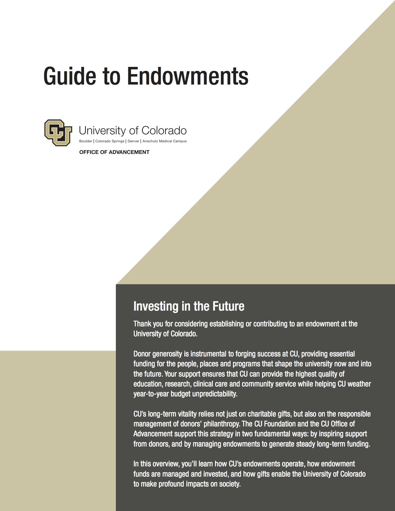 Guide to Endowments
