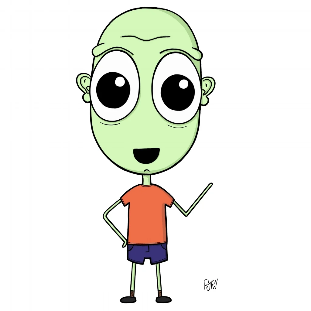 Little friendly alien