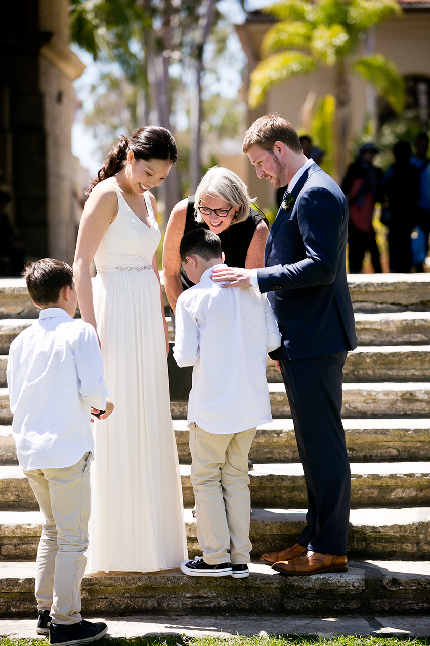 Families blended readings wedding for 
