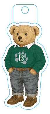 Bear in Sweater Decal