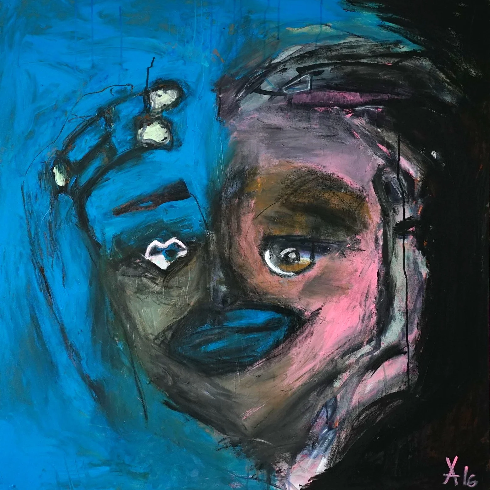 2 faces