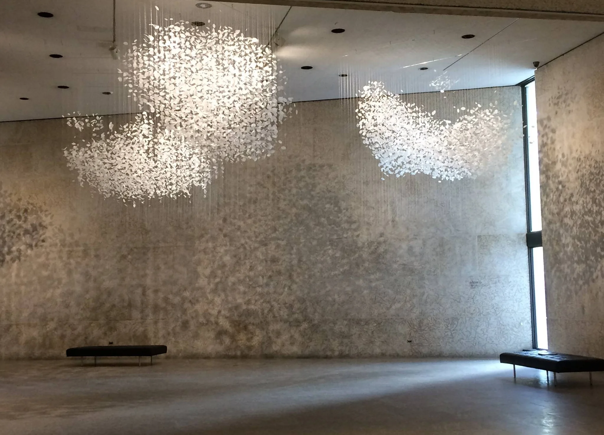 Hannah Claus, cloudscape (partial view), 2012; Winnipeg Art Gallery, 2017.