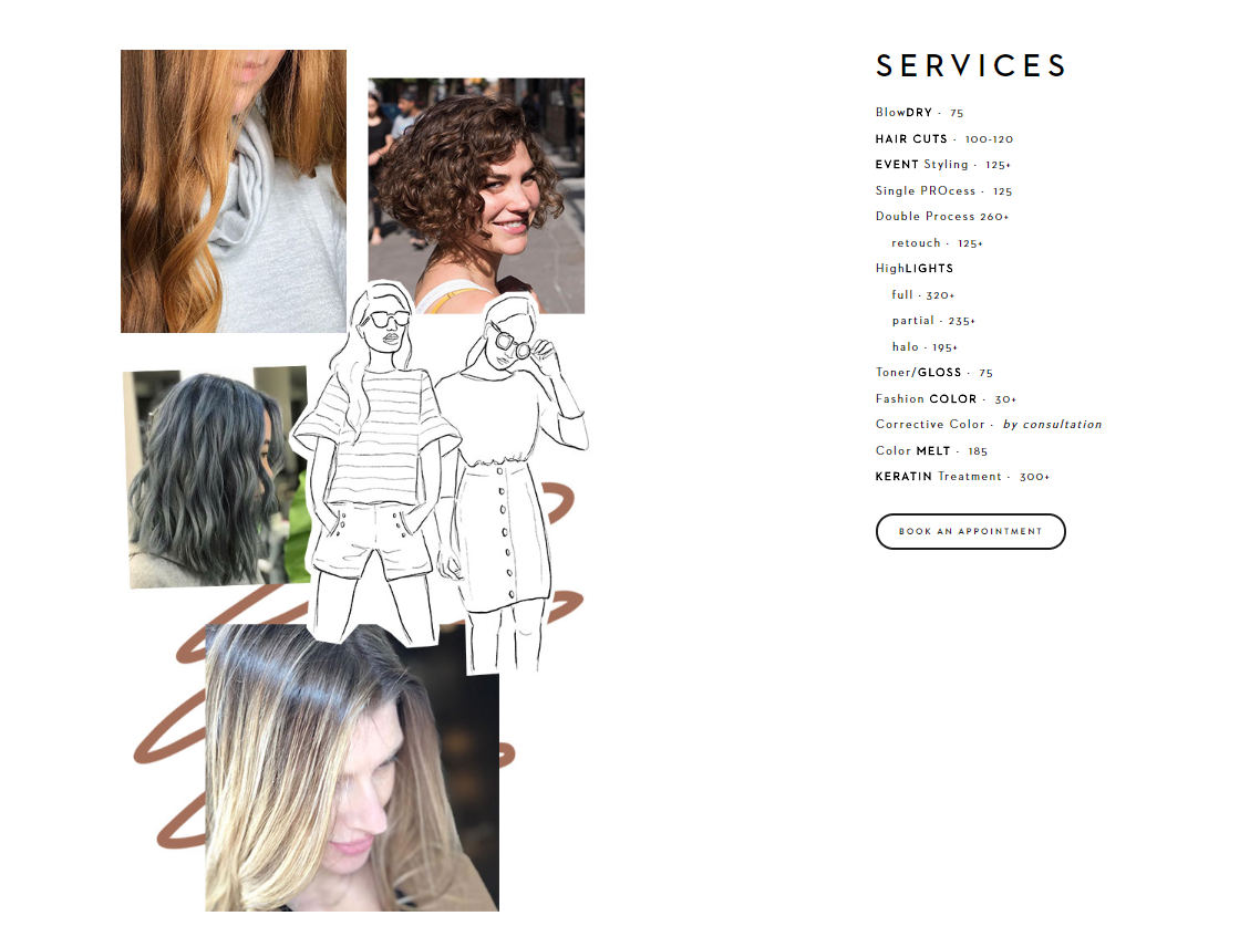 Custom Salon Project: Services