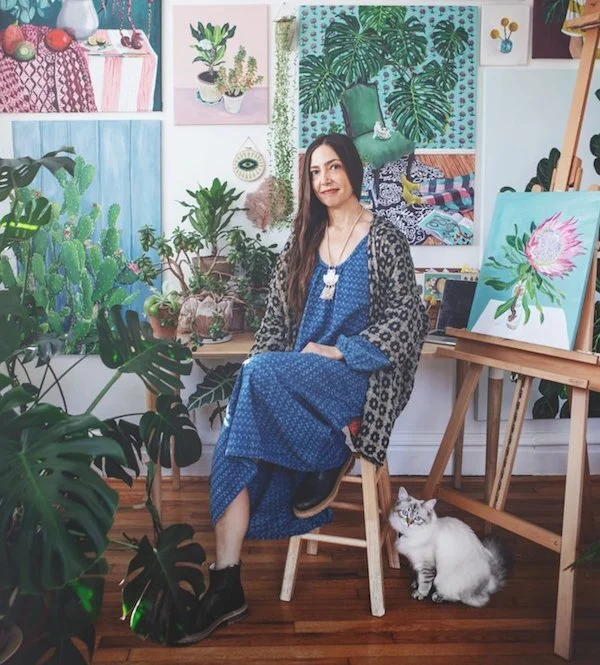For Lauren Knight, painting family, flowers, and home changed how she sees the world