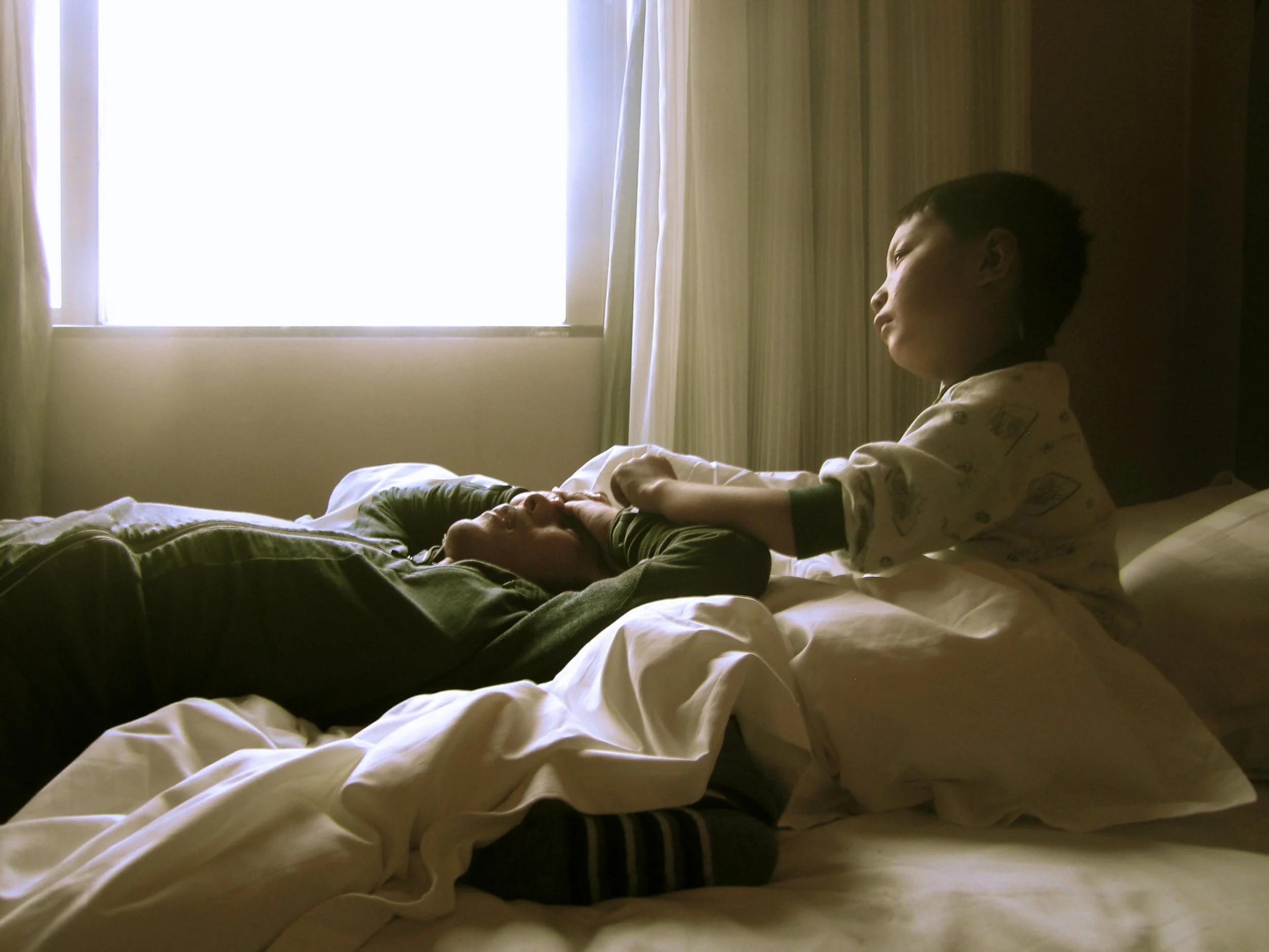 Aftermath. Gompo & Tenzin. Kham, Tibet. 2014