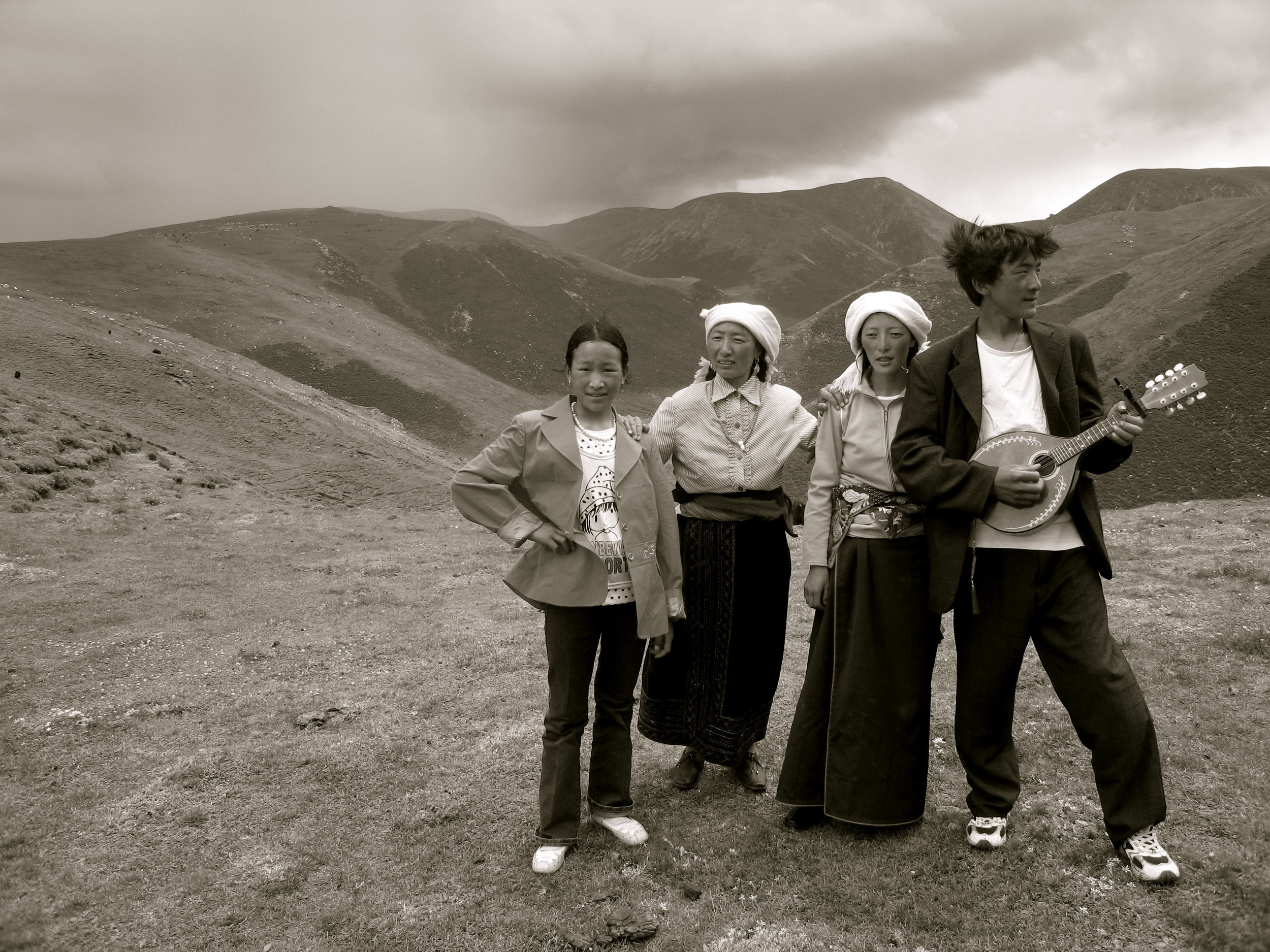 walking out of camp. amdo