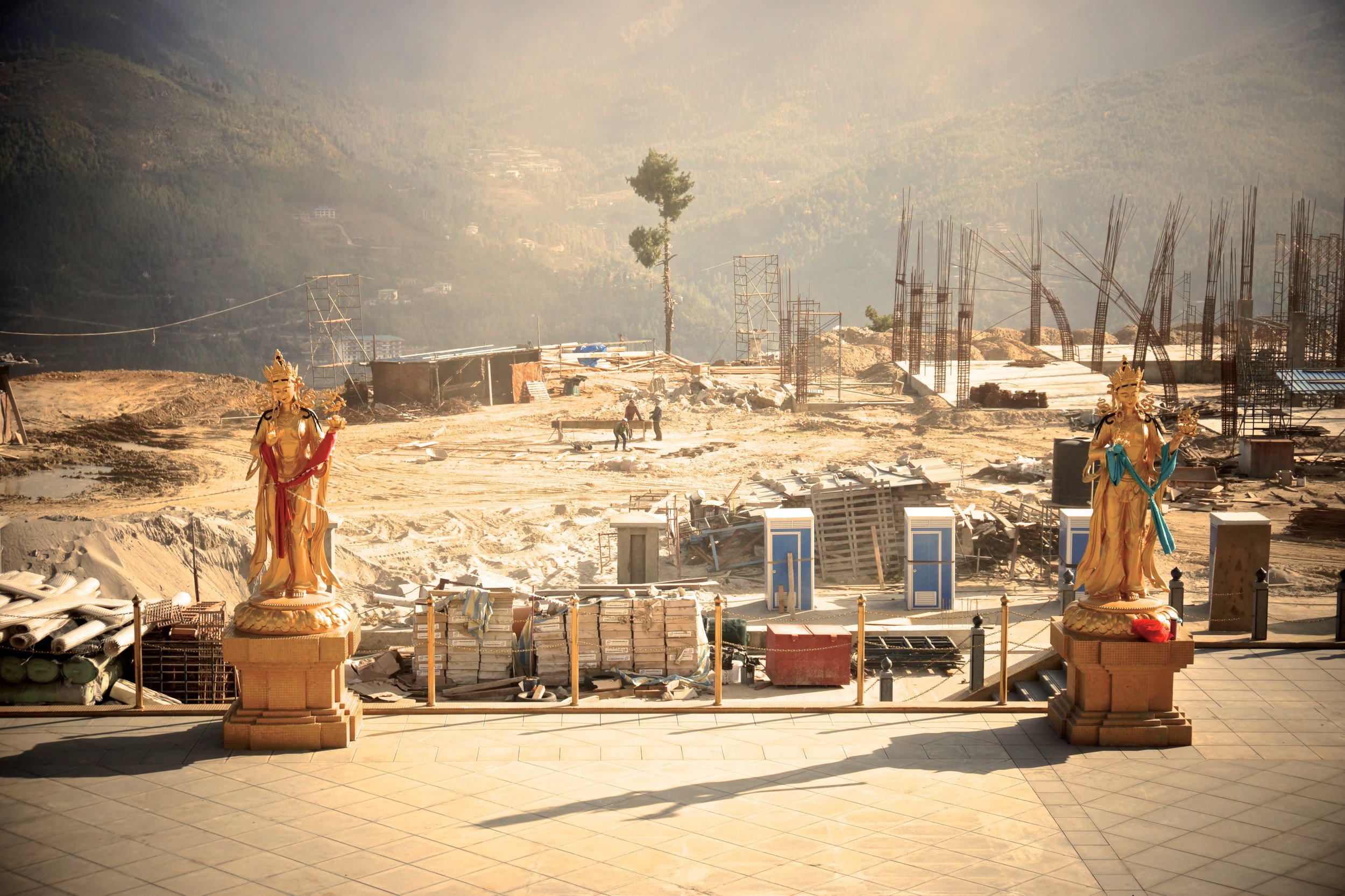 Boddhisatvas of Construction. Thimphu. 2015