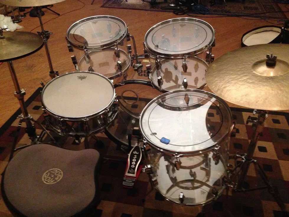 Clear Vintage Drums in Studio A