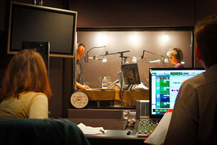 Recording in Studio C