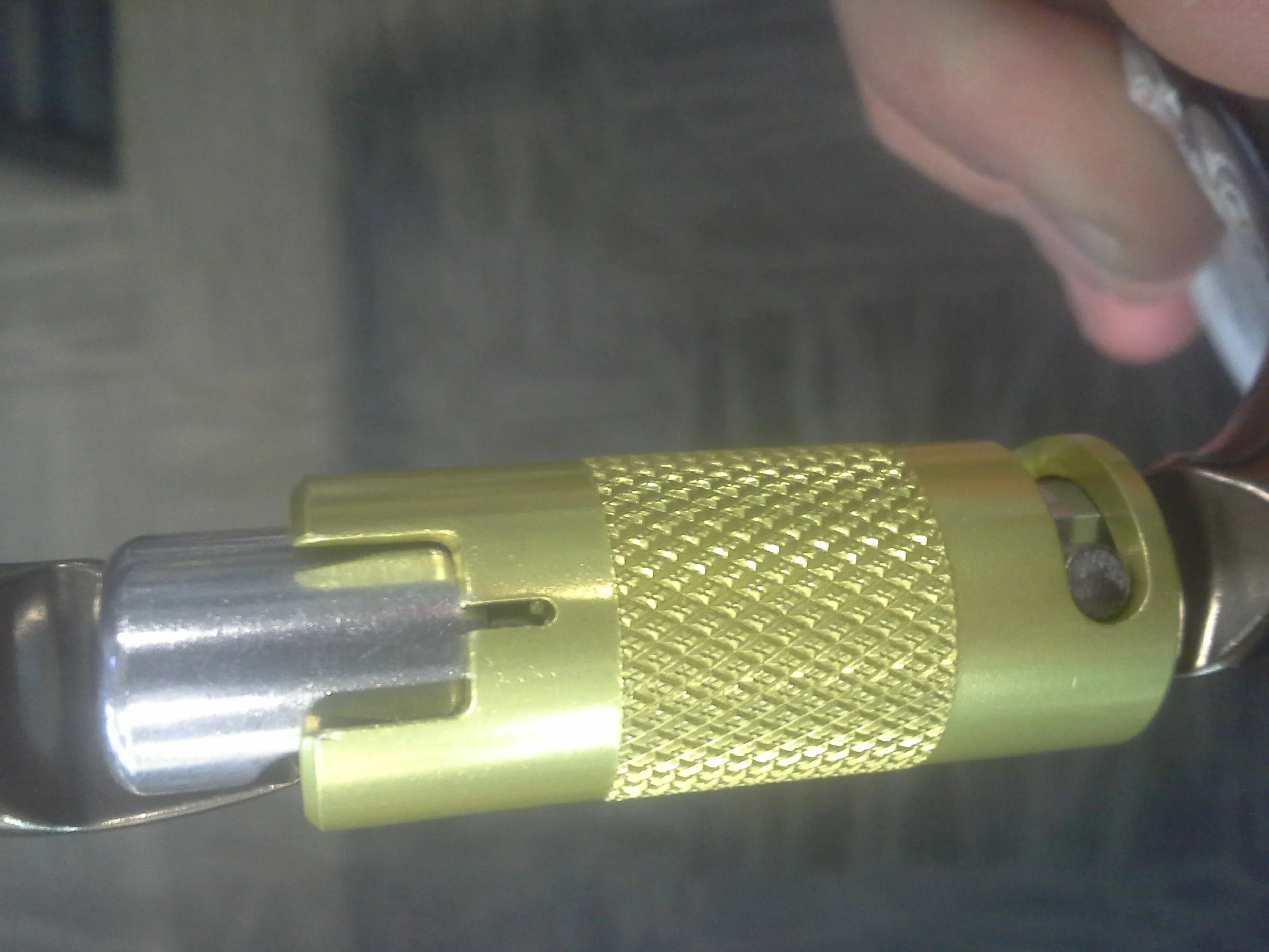 All auto-locking HMS biners we have looked at feature sharp upper openings on the upper gate.
