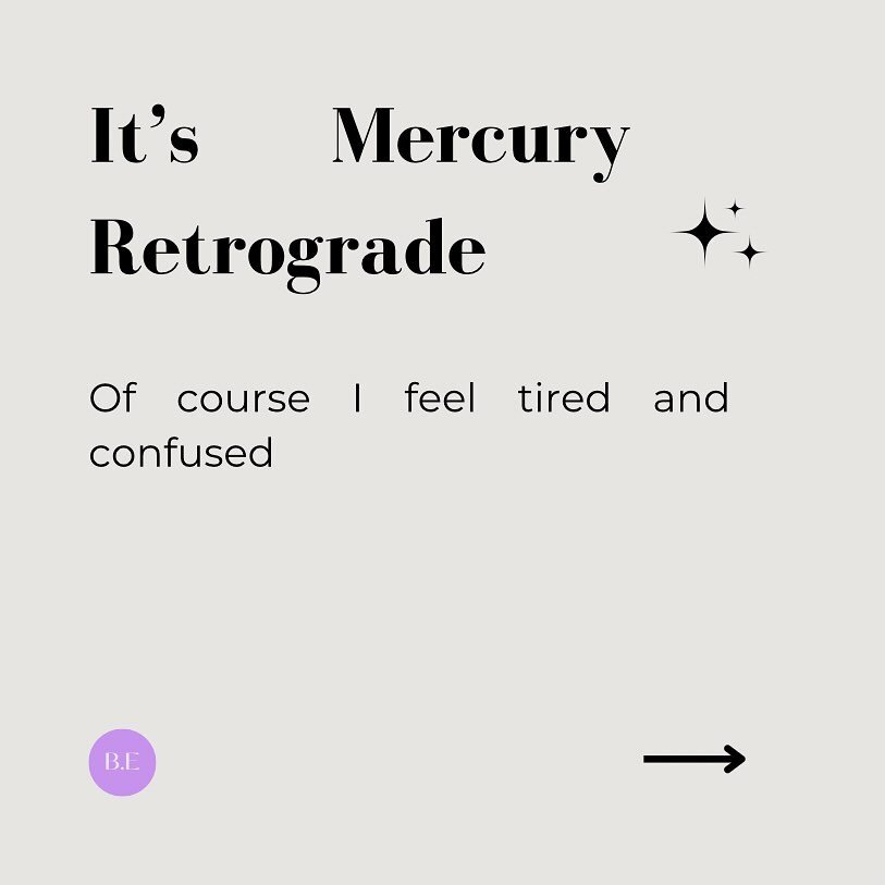 It&rsquo;s only day one and I&rsquo;ve ticked off all of the above so far, how bout you? 

We&rsquo;re in this energy until April 23rd but it&rsquo;s not to be feared. Retrogrades are a necessary transit to slow us down and allows us to reflect, reev