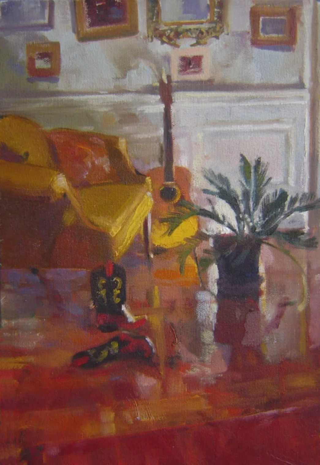 miranda-girard-painter-painting-interior-oil-ct-nyc-Apartment-at-Night.jpg