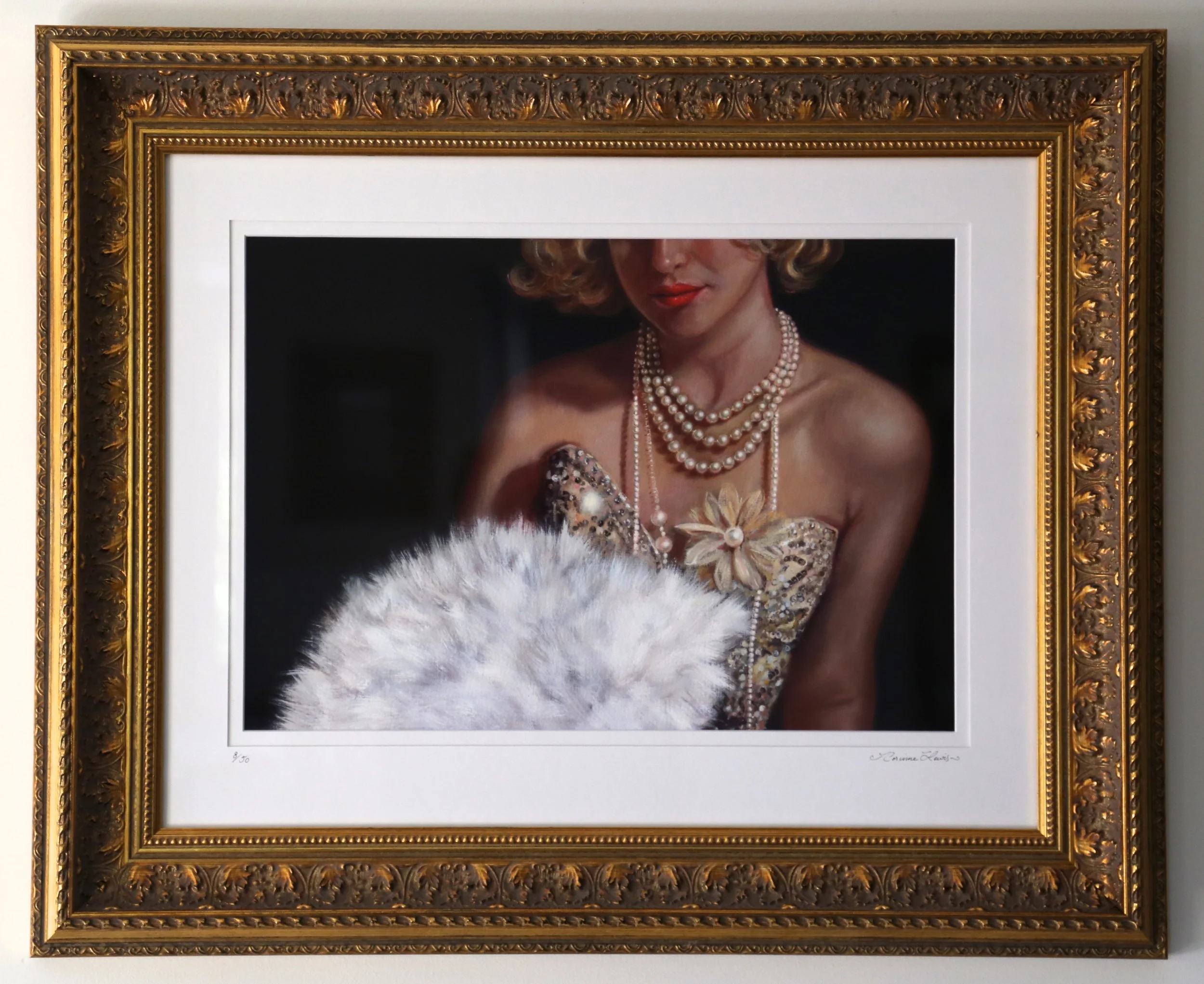 Limited Edition print of Corinne Lewis' painting 'His Girl Friday'