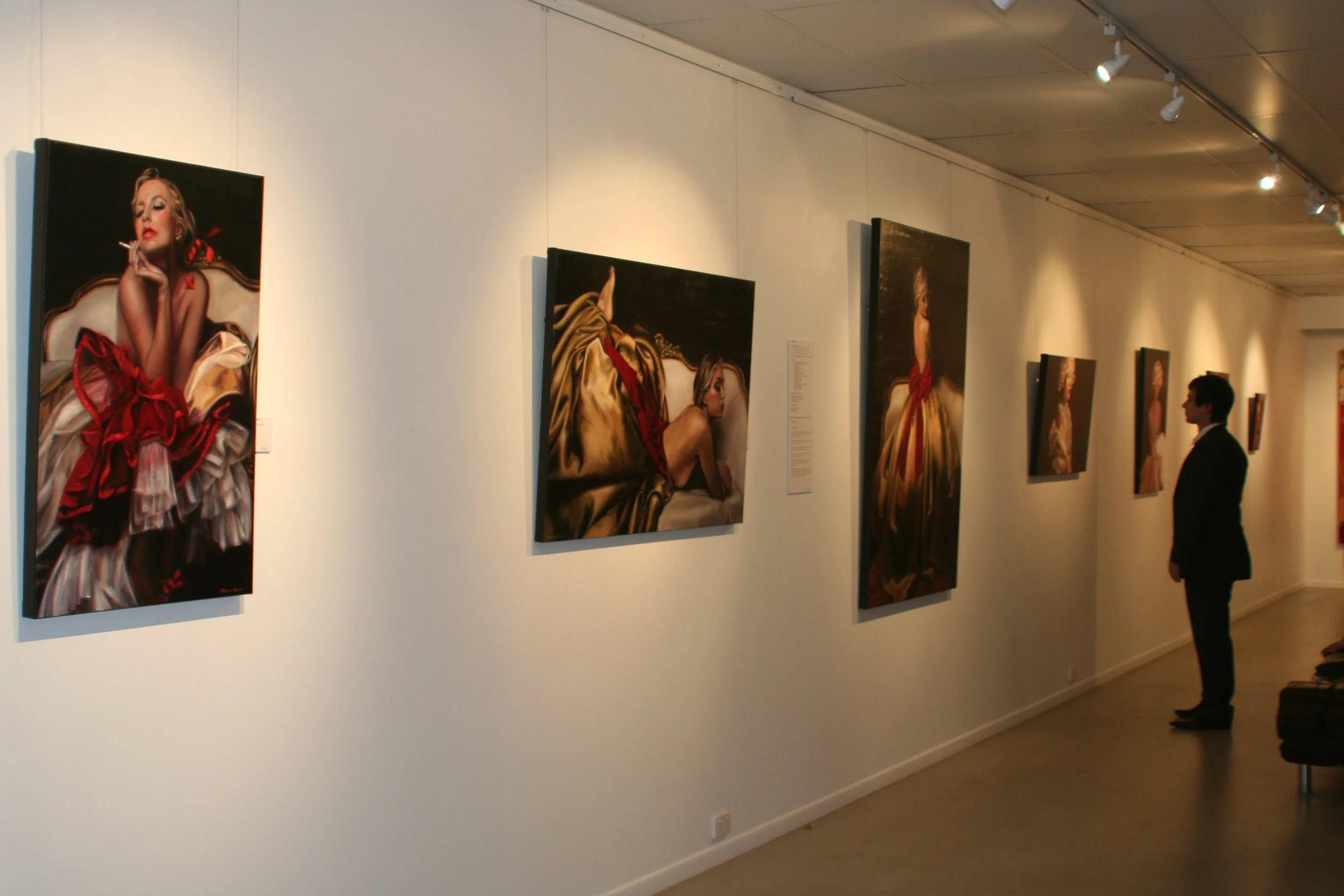 One of Corinne's exhibitions. Brisbane