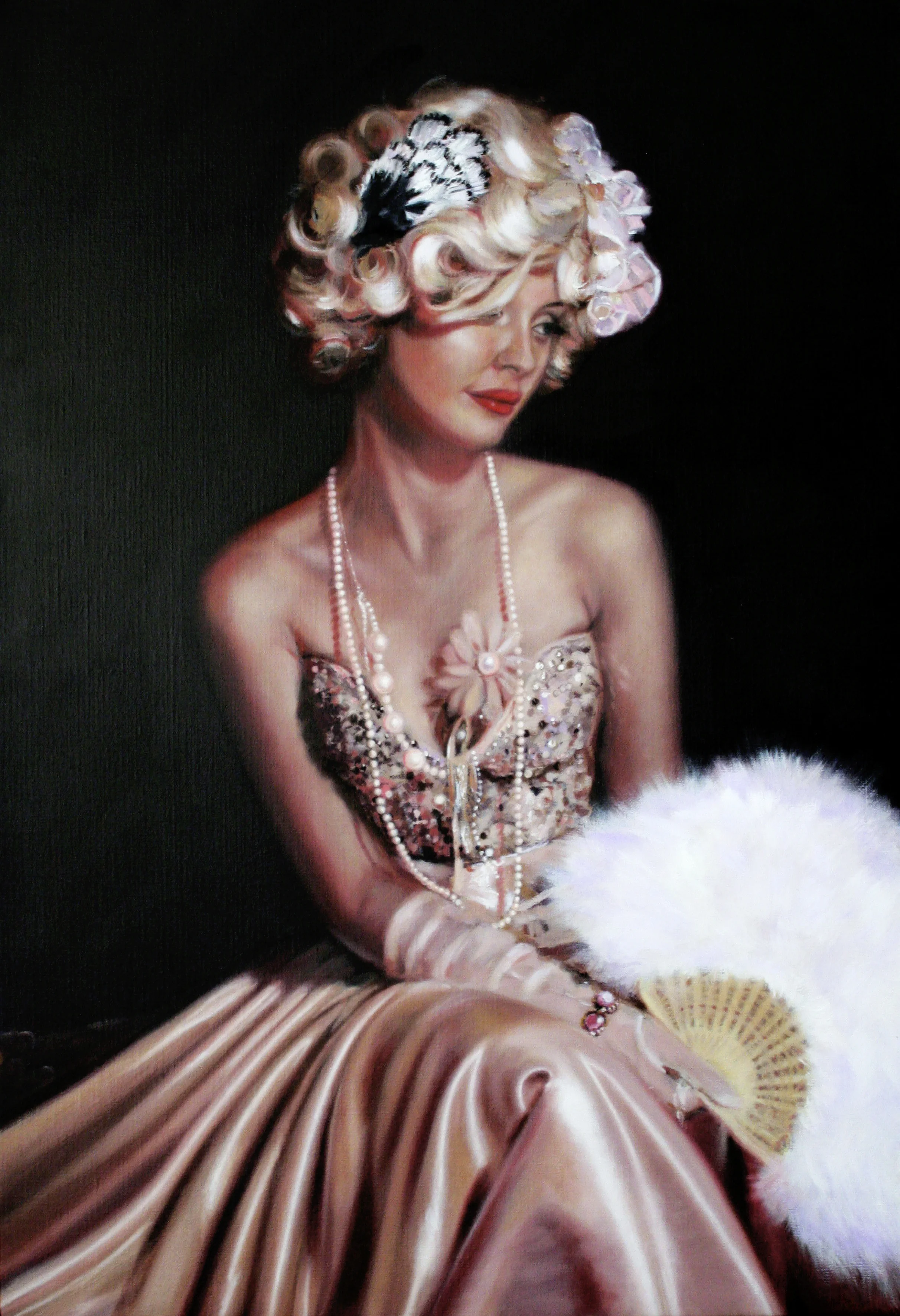 'Pride and Prejudice' Original Oil Painting by Corinne Lewis available as a Limited Edition Print © Corinne Lewis