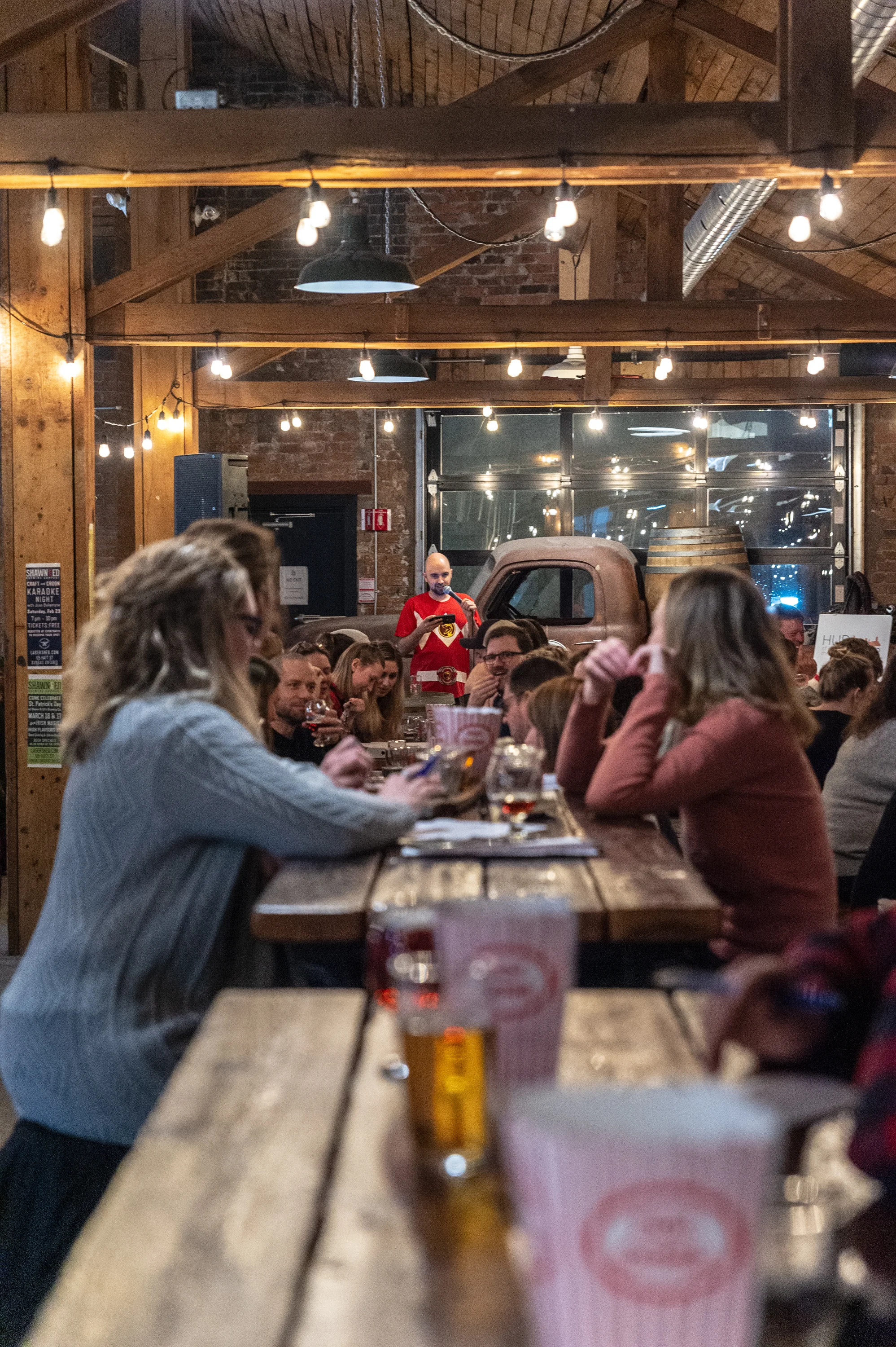 Interior of Shawn & Ed's Brewery